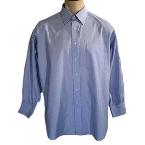 Tommy Hilfiger Blue Dress Shirt 16.5 32-33 Large